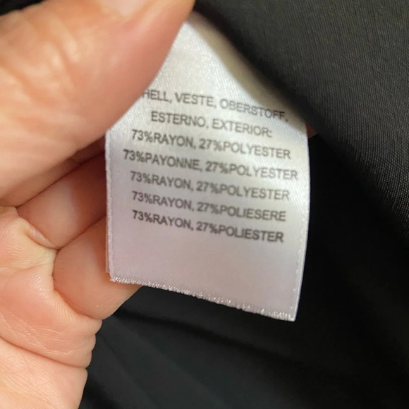 Anthropologie Hailee C Pilcher Black Classic Tuxedo Dress Size M - Picture 9 of 13